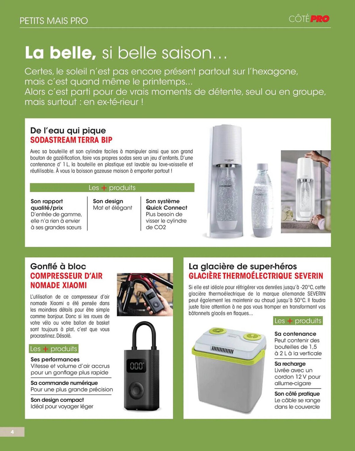 Catalogue Côté Pro, page 00004