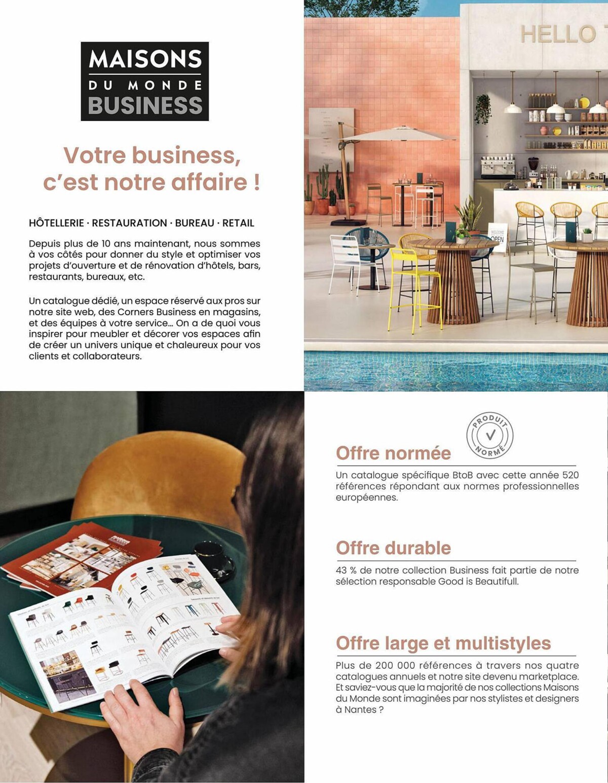 Catalogue Maison du monde Business 2023, page 00004