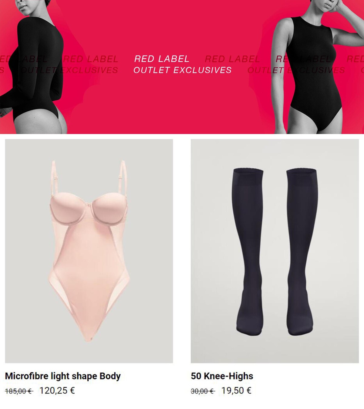 Catalogue Wolford Red Label 40% Off, page 00009