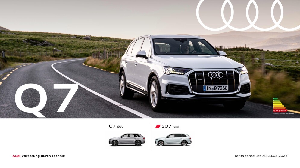 Catalogue Audi | Q7. | 10/08/2023 - 10/08/2024
