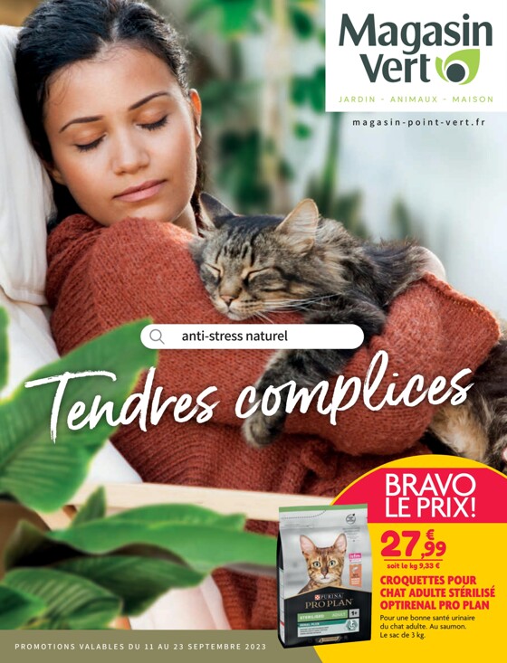 Tendres complices Magasin Vert