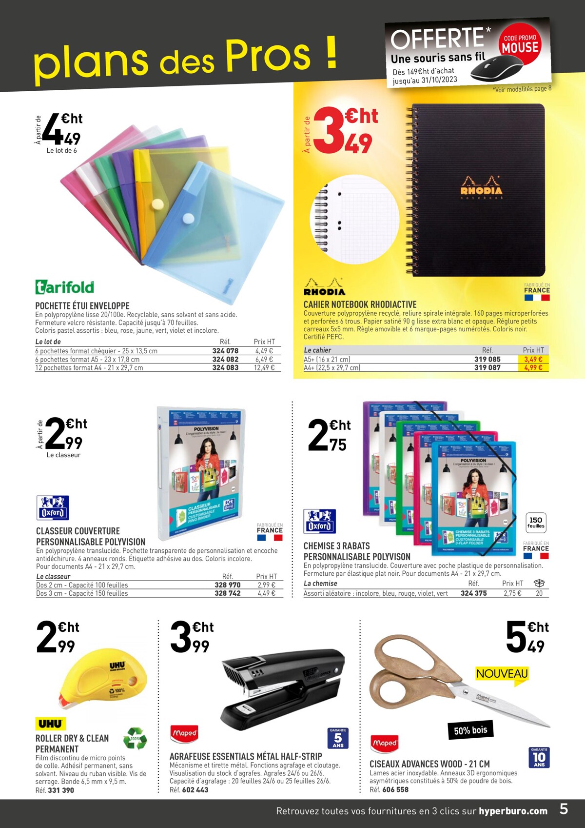 Catalogue Hyper Promos Septembre-Octobre 2023, page 00005