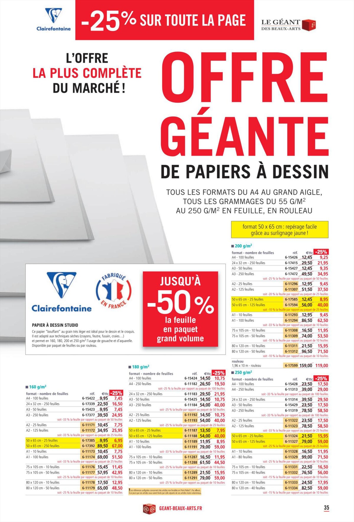 Catalogue -50% Sur Plus de 250 Produits, page 00035