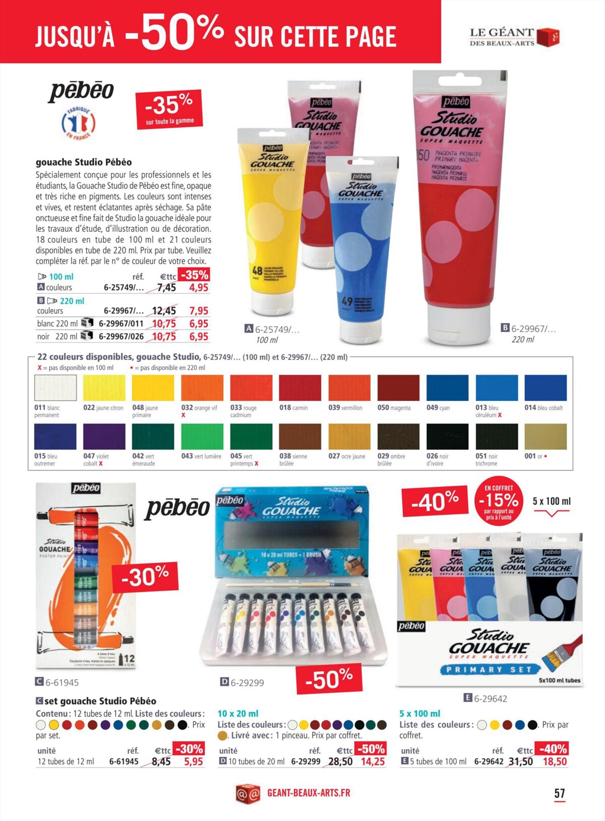 Catalogue + de 750 Produits À -50%, page 00057