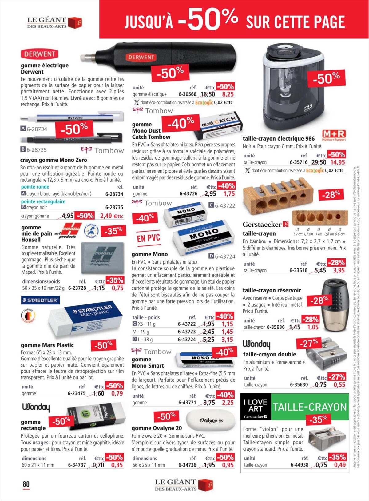 Catalogue + de 750 Produits À -50%, page 00080