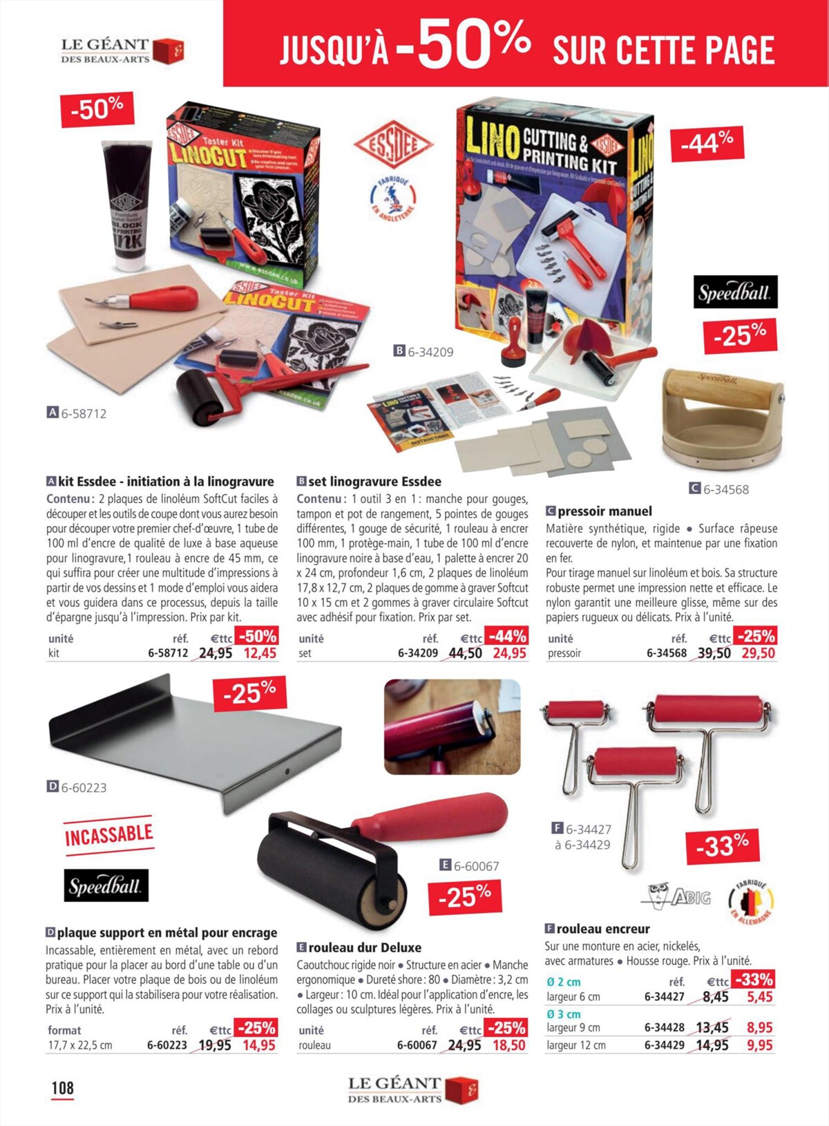 Catalogue + de 750 Produits À -50%, page 00108