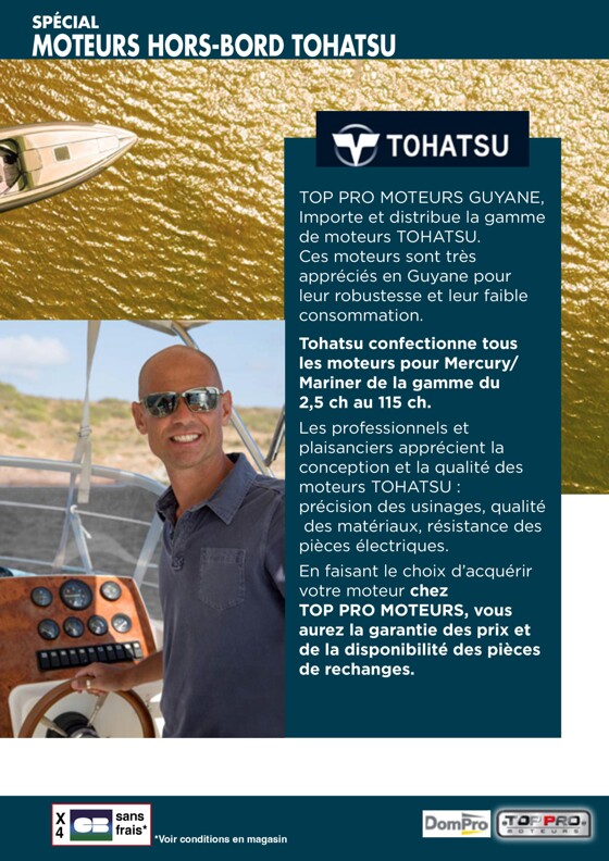 Catalogue DomPro | Moteurs Hord bord Tohastu_Top Pro Moteurs | 17/08/2023 - 30/11/2023