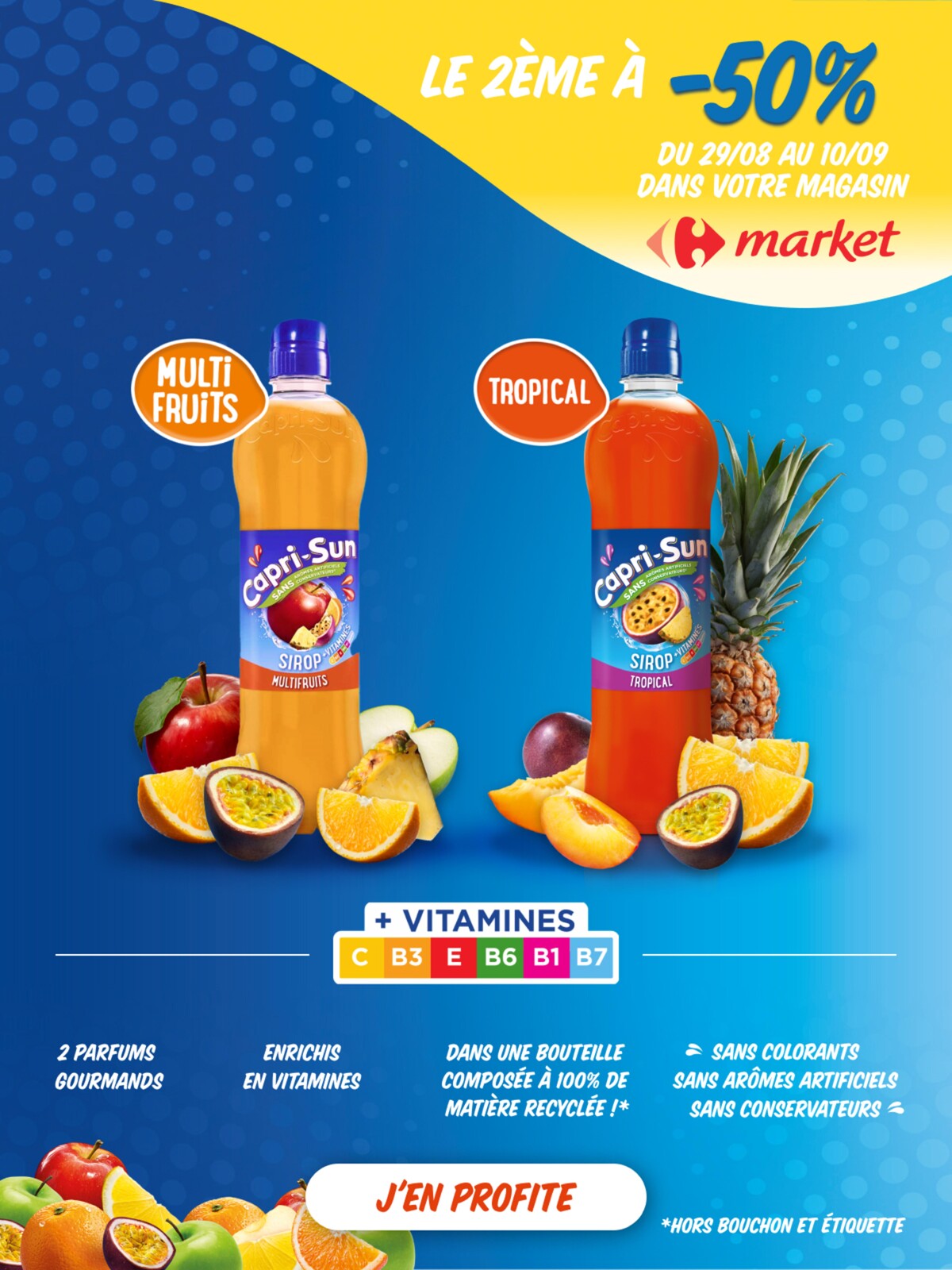 Catalogue Capri-Sun : le 2ème à -50% dans votre magasin Carrefour Market, page 00002