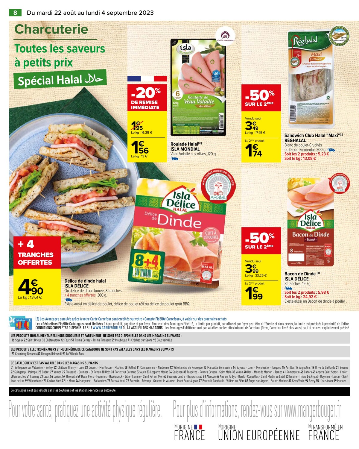 Catalogue Les petits prix Halal d'Août , page 00010