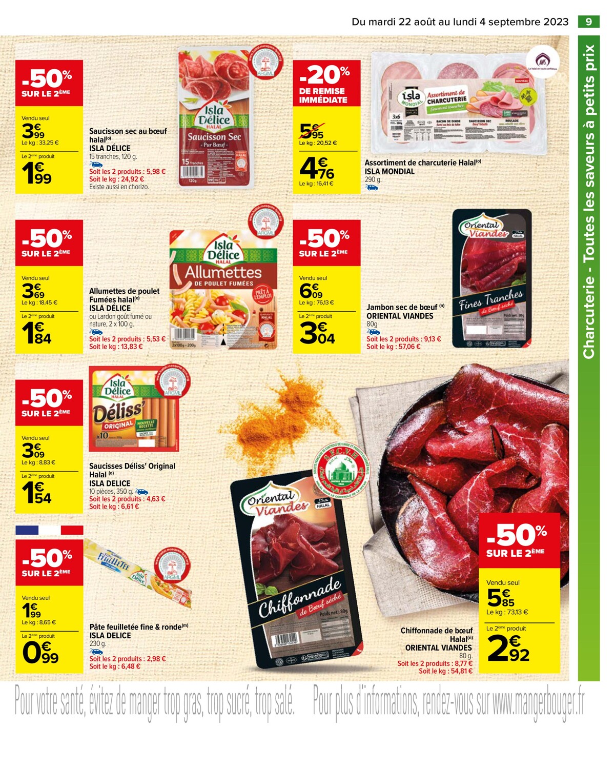 Catalogue Les petits prix Halal d'Août , page 00011