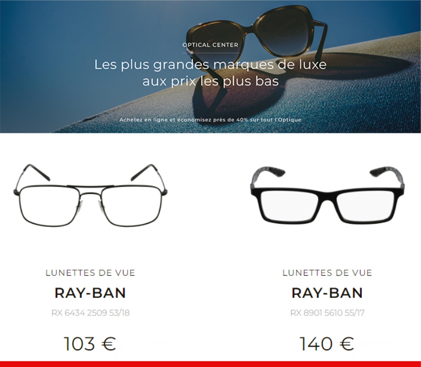 Catalogue  Economisez près de 40% sur tout l'Optique, page 00003