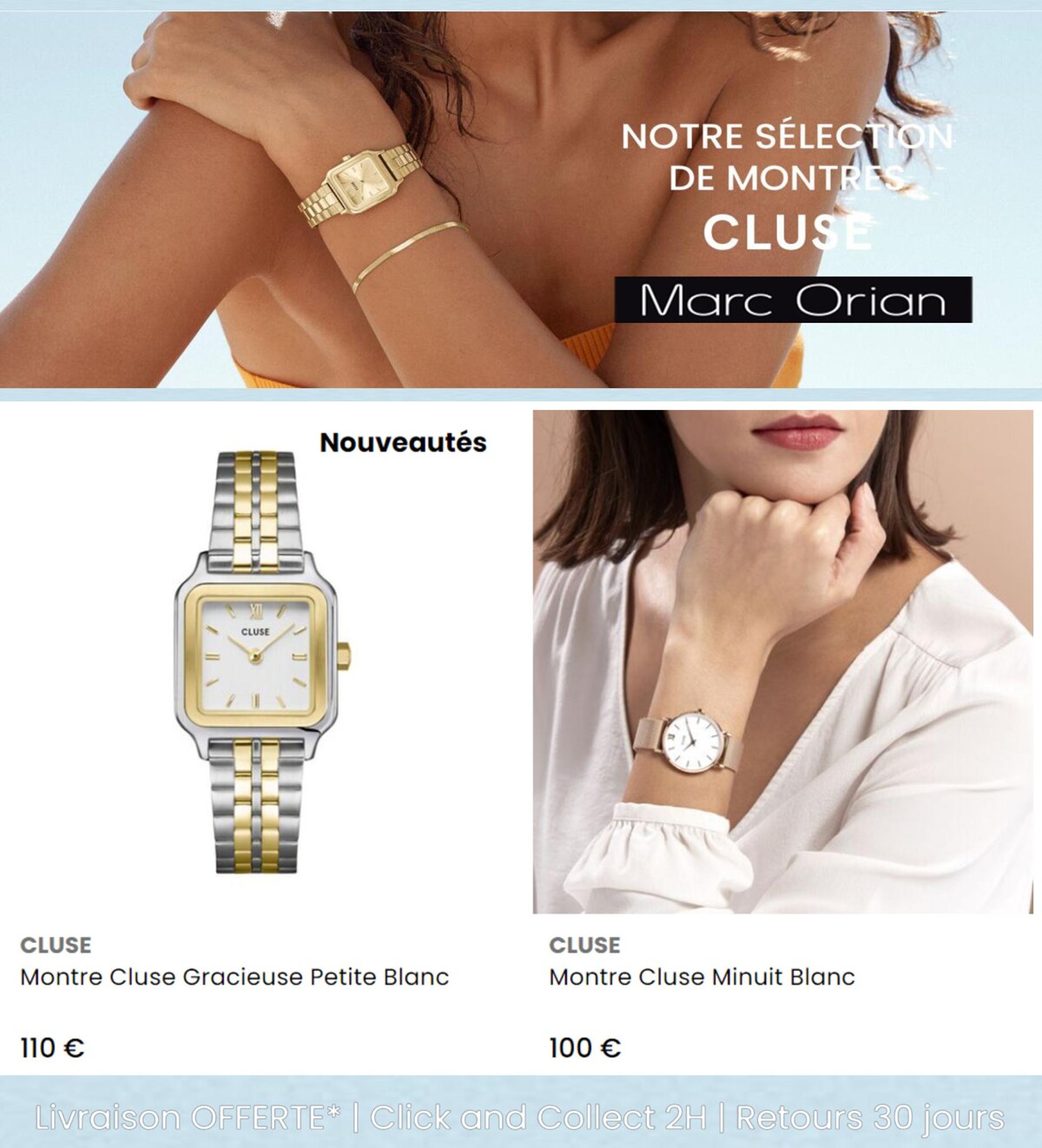 Catalogue Notre Sélection de Montres Cluse, page 00002