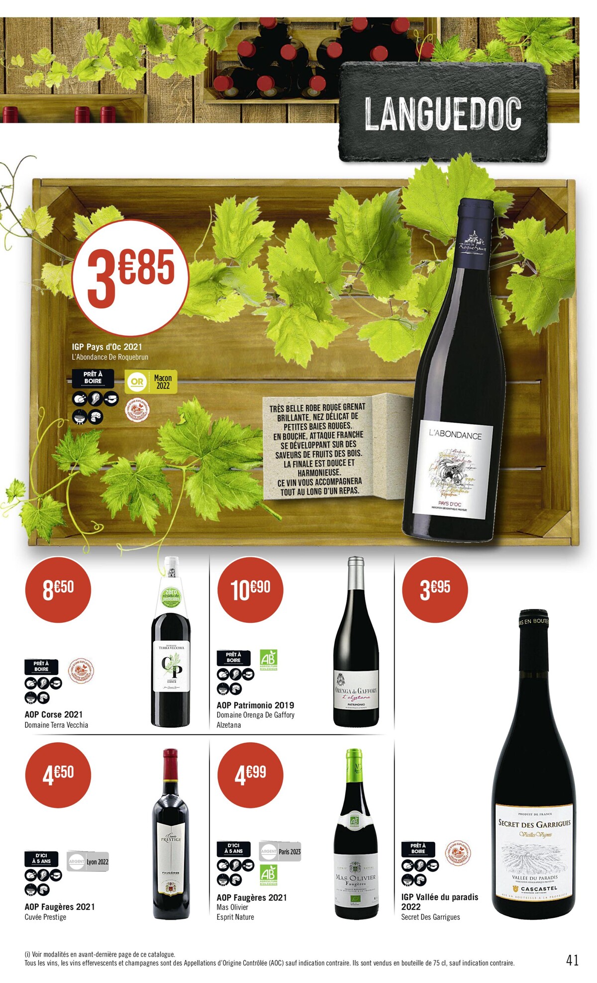 Catalogue FOIRE AUX VINS, page 00041