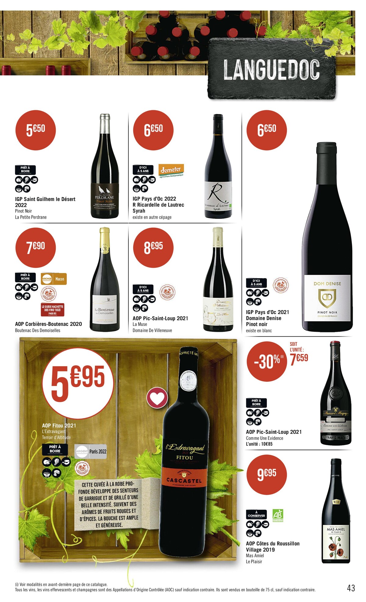 Catalogue FOIRE AUX VINS, page 00043