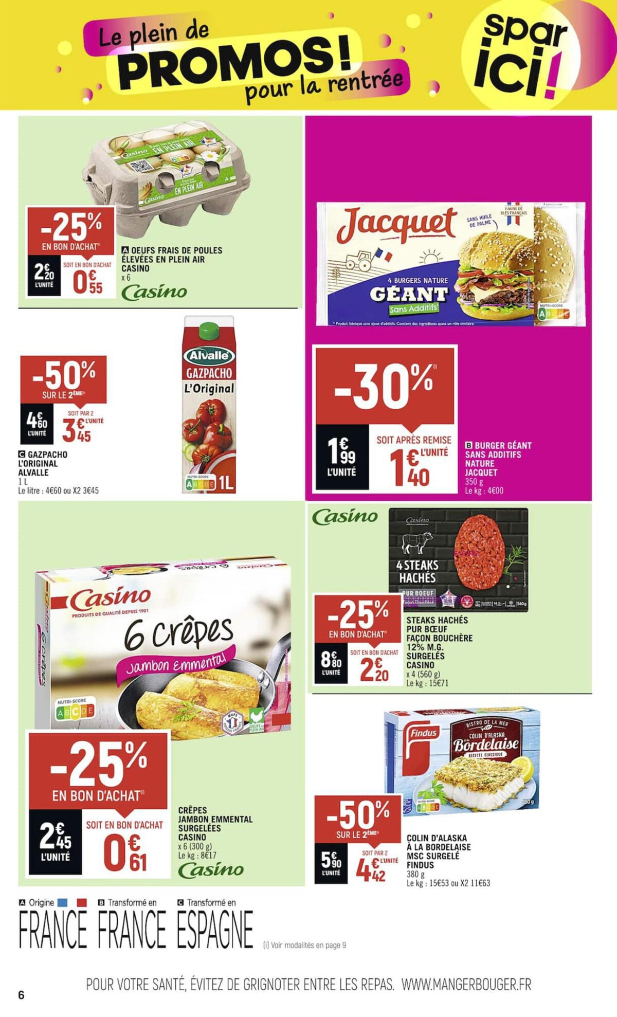 Catalogue Le plein de PROMOS ! pour la rentrée, page 00006