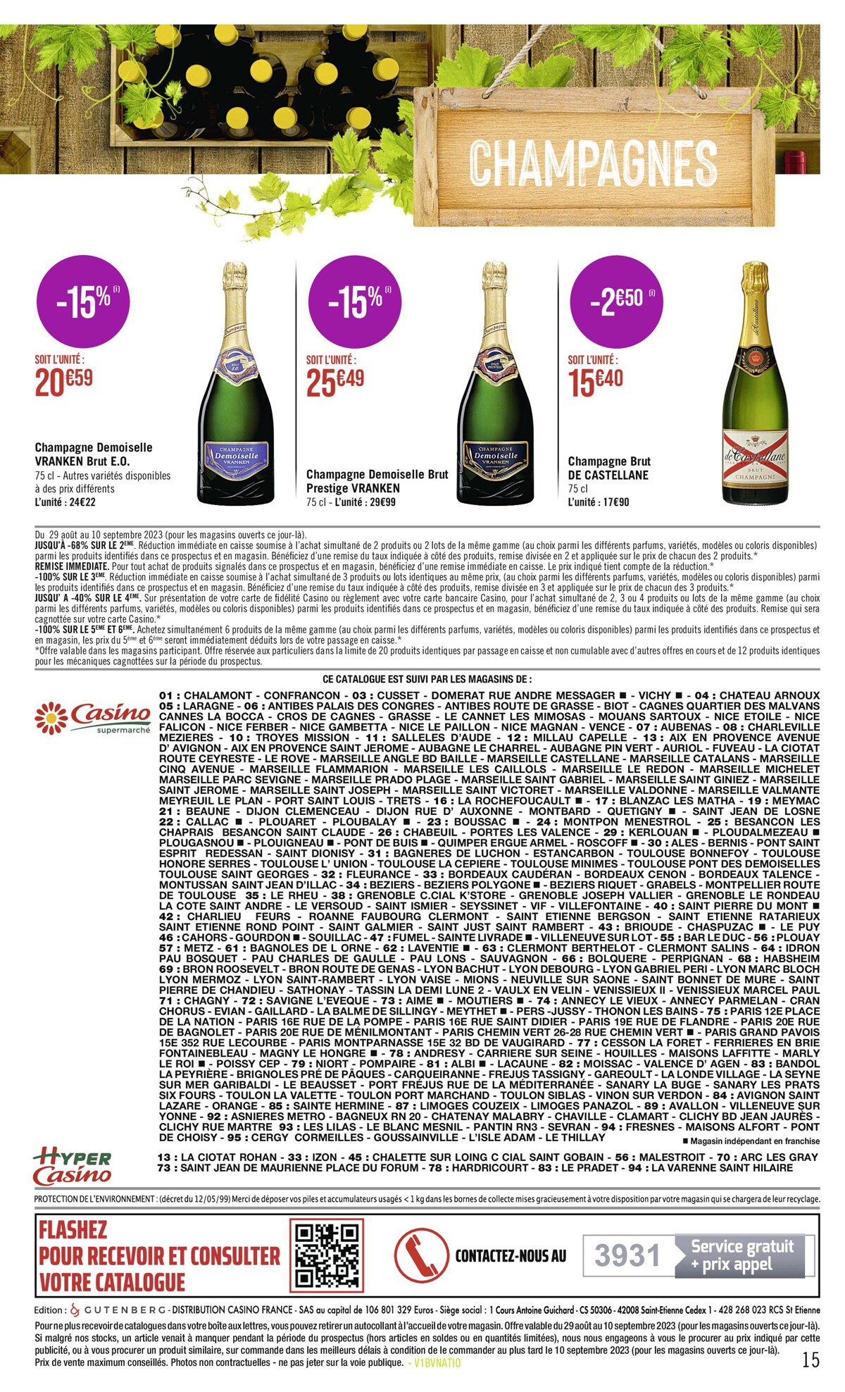 Catalogue FOIRE AUX VINS, page 00015