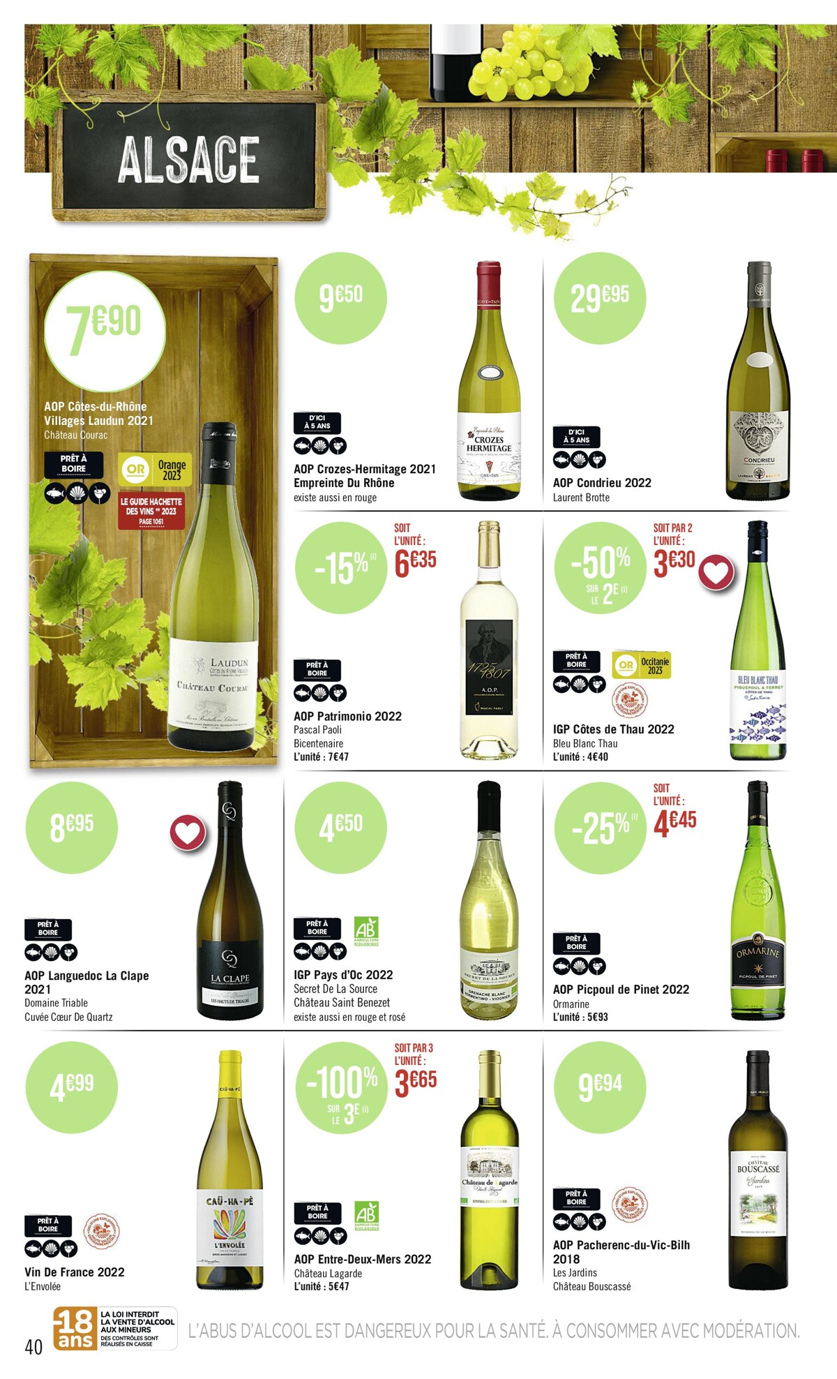 Catalogue FOIRE AUX VINS, page 00040