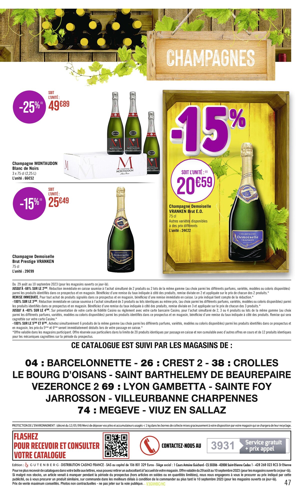 Catalogue FOIRE AUX VINS, page 00047