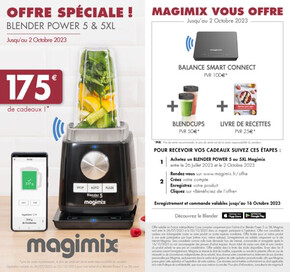 Catalogue Boulanger | OFFRE SPÉCIALE ! BLENDER POWER 5 & 5XL | 21/08/2023 - 02/10/2023