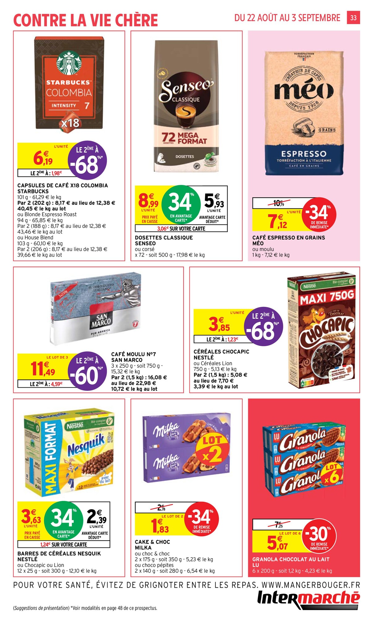 Catalogue 50 % en bons d’achat sur toutes les conserves, pâtes, riz & sauces, page 00033