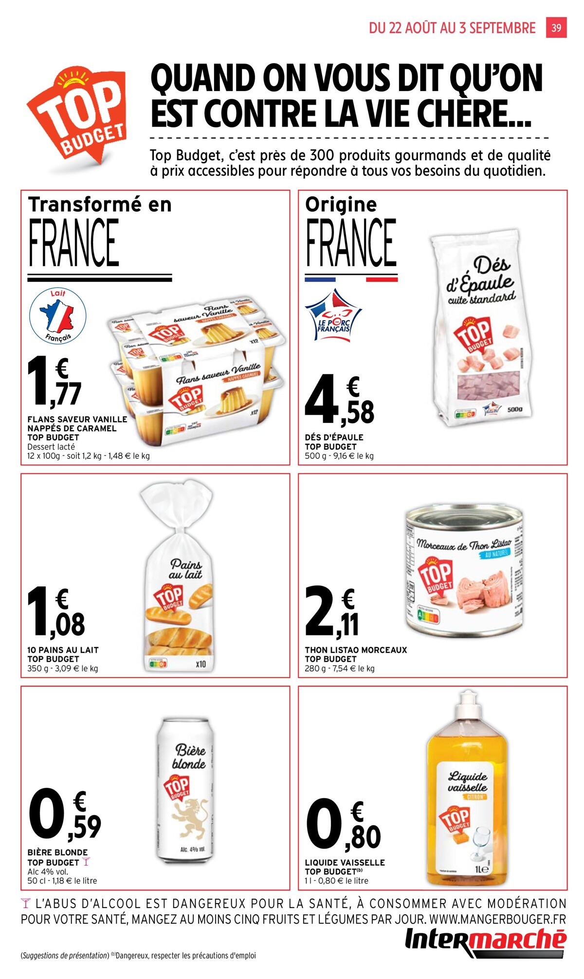 Catalogue 50 % en bons d’achat sur toutes les conserves, pâtes, riz & sauces, page 00039