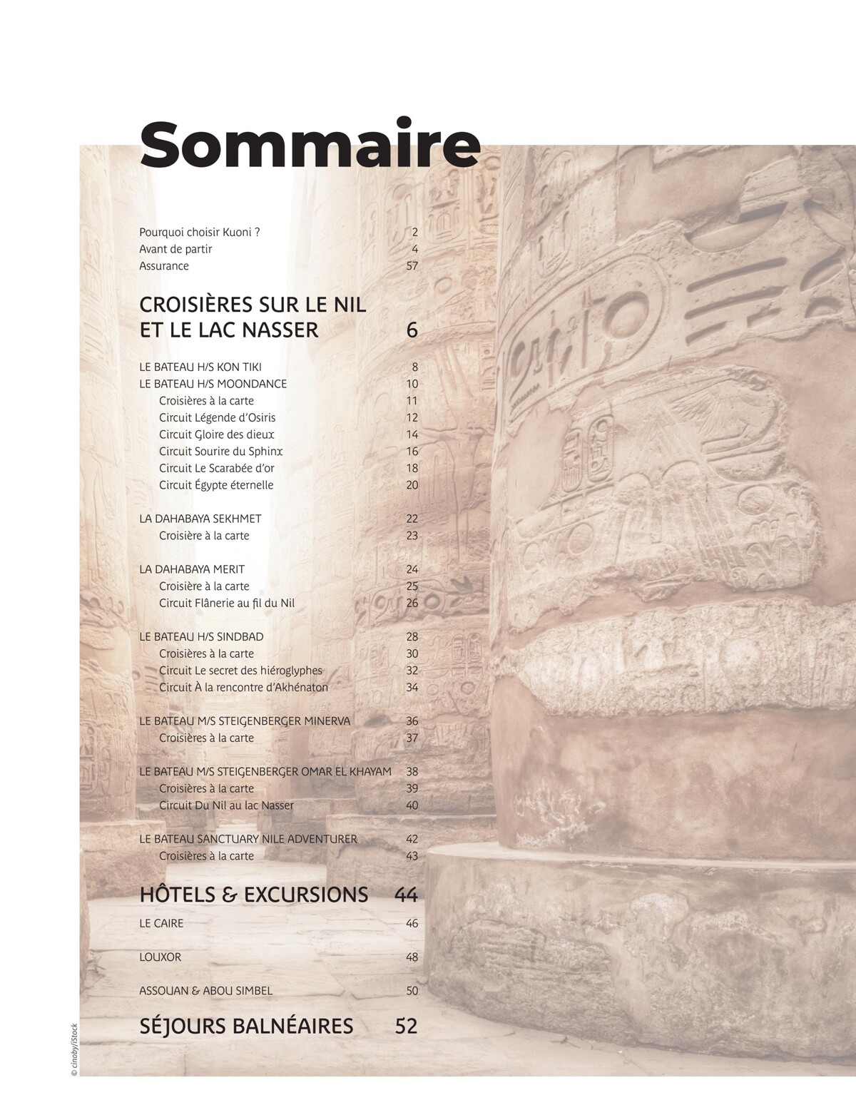Catalogue ÉGYPTE 2024, page 00003