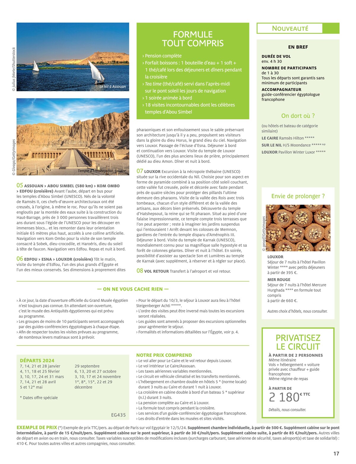 Catalogue ÉGYPTE 2024, page 00019