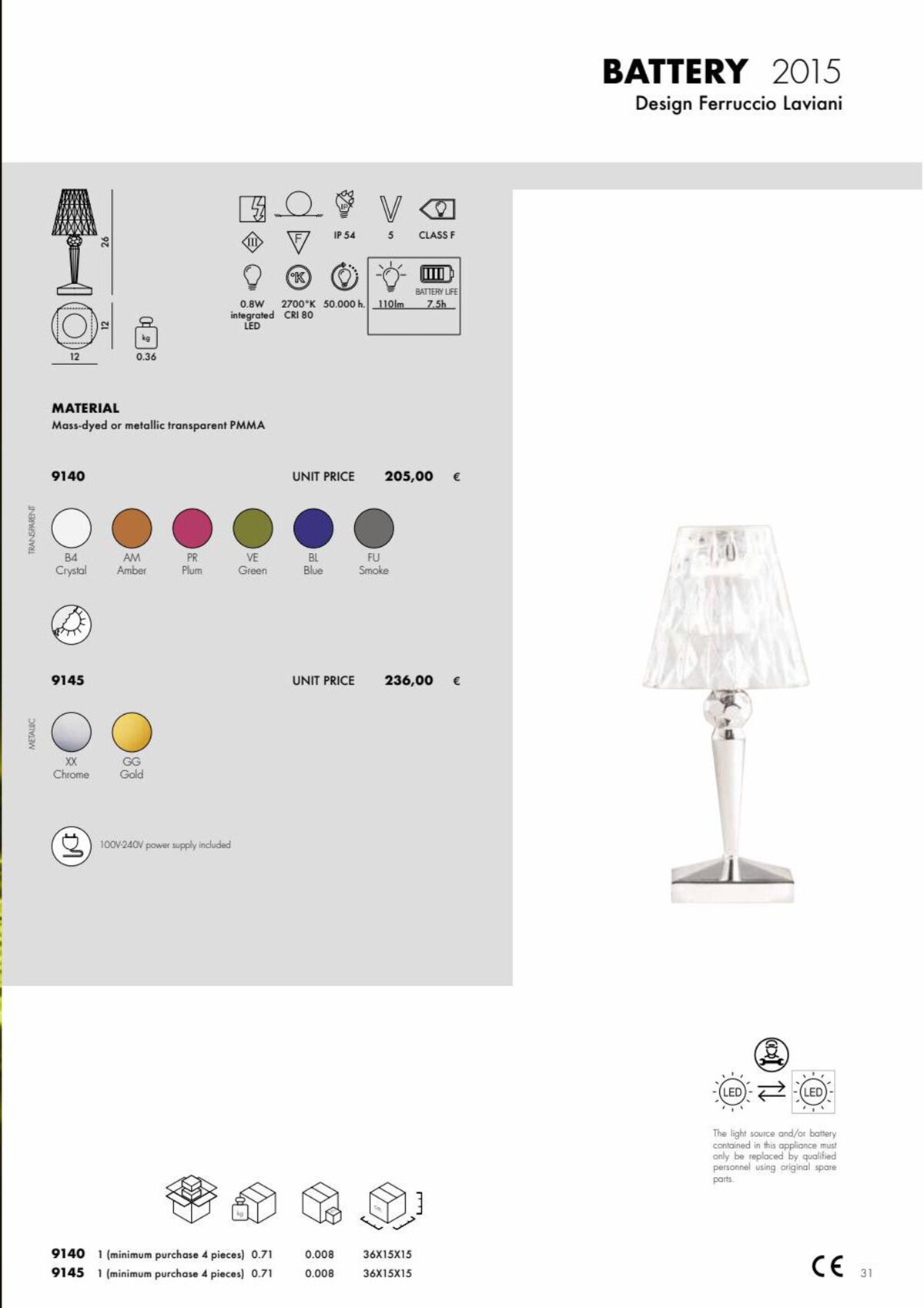 Catalogue 2023 Kartell Lights, page 00031