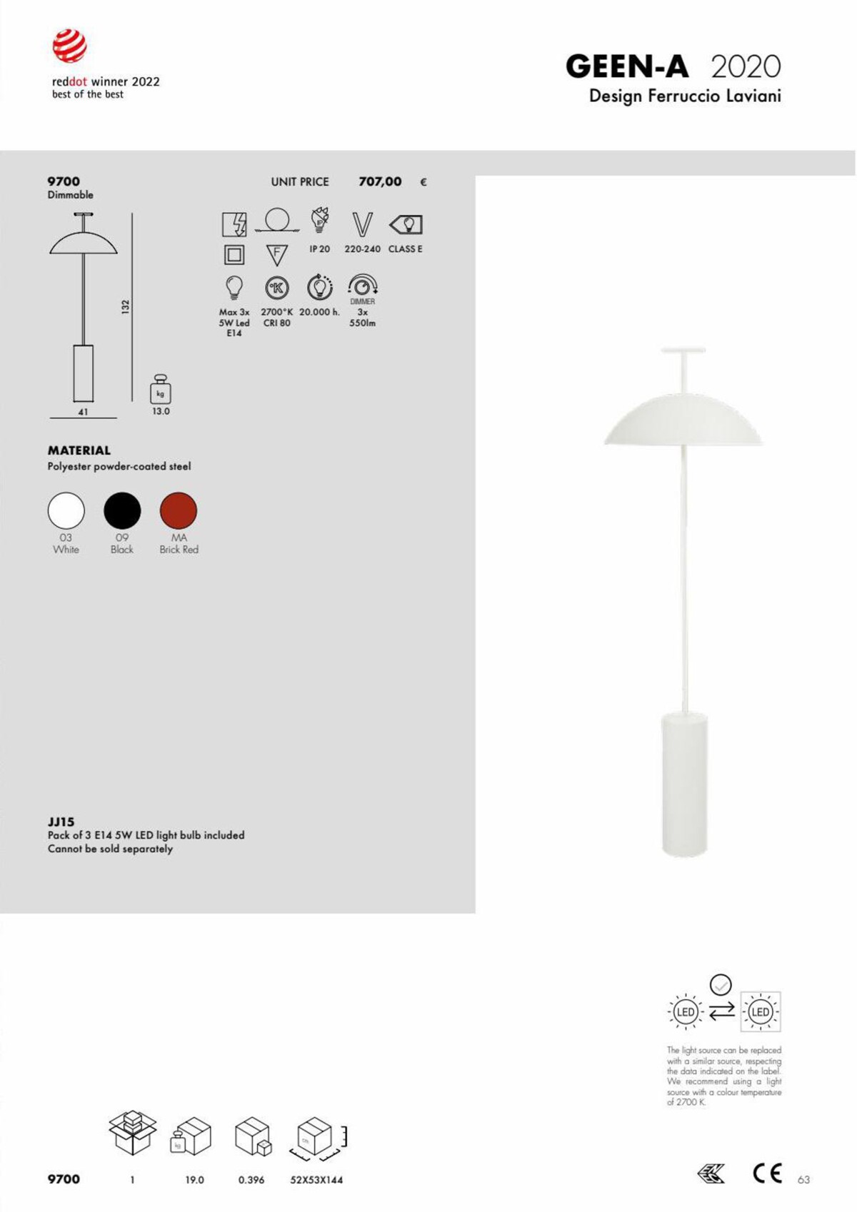 Catalogue 2023 Kartell Lights, page 00063