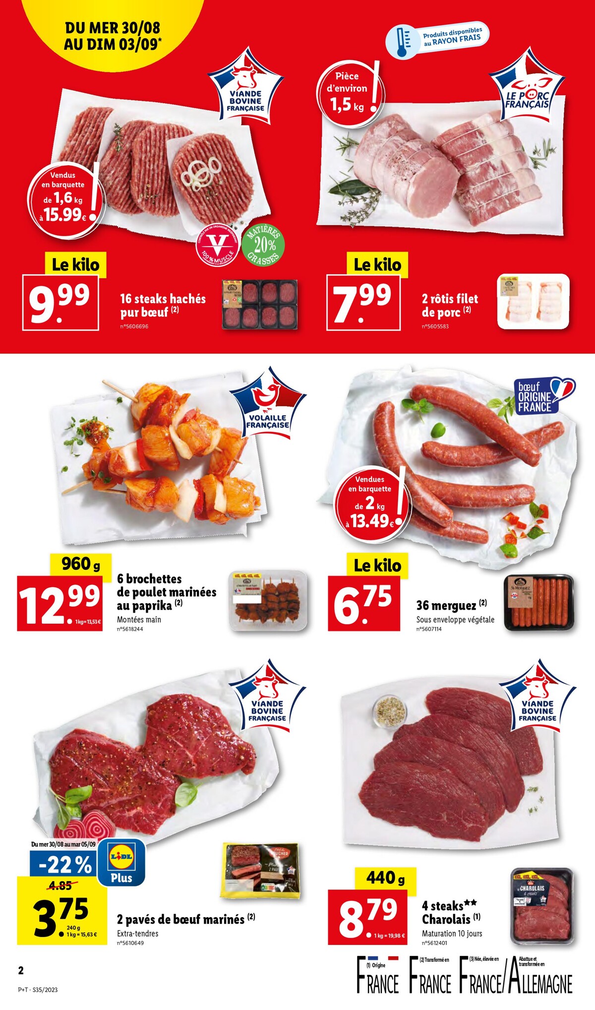 Catalogue Lidl te vrai REPÈRE CONTRE l'inflation, page 00002