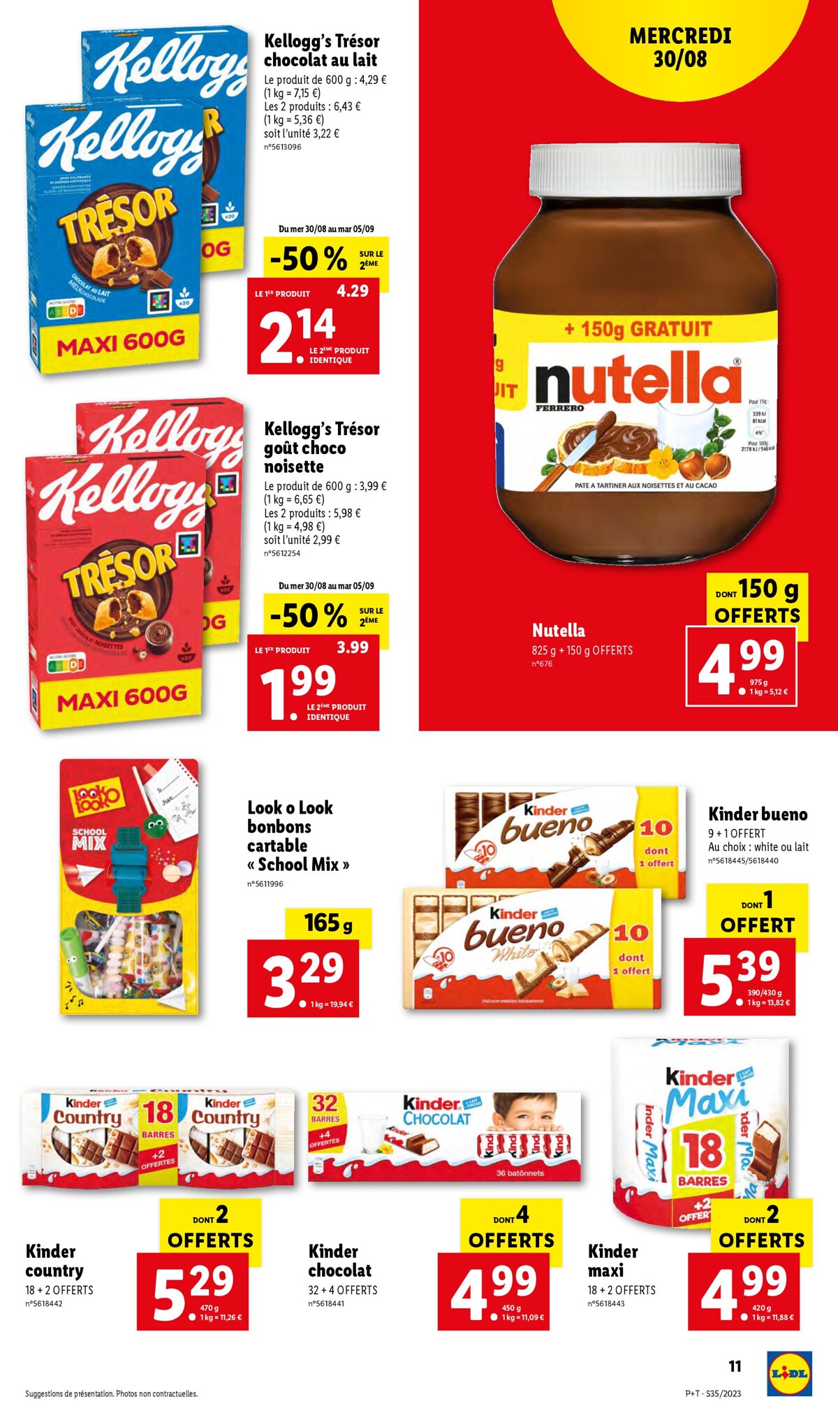 Catalogue Lidl te vrai REPÈRE CONTRE l'inflation, page 00011