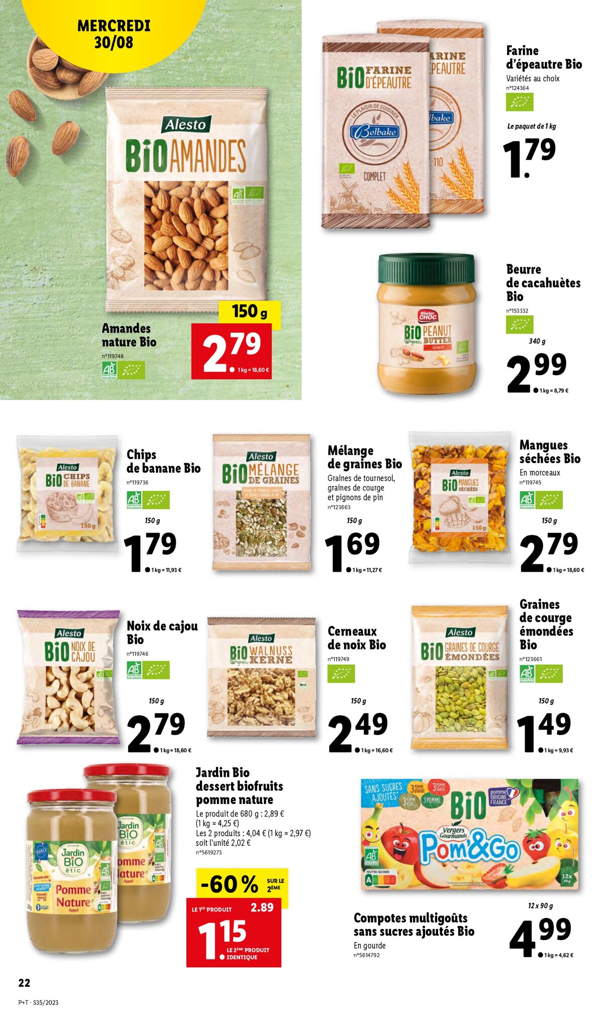 Catalogue Lidl te vrai REPÈRE CONTRE l'inflation, page 00022