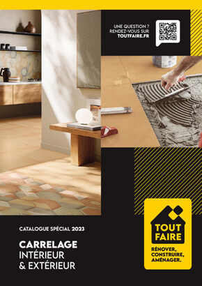 Catalogue Tout faire matériaux à Paris | Carrelage Intérieur & Extérieur | 23/08/2023 - 31/12/2023