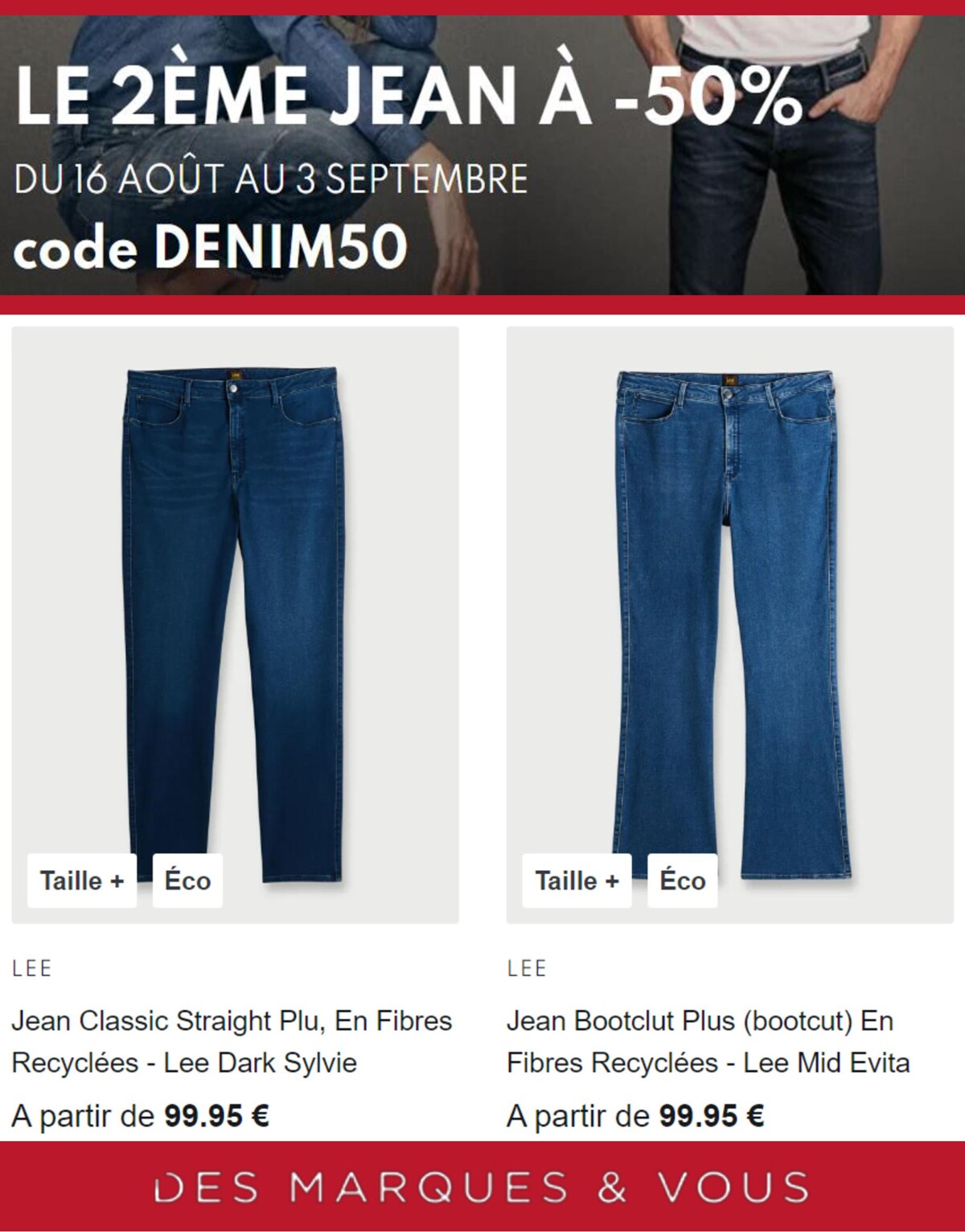 Catalogue Denim le 2ème Jean à -50%, page 00003