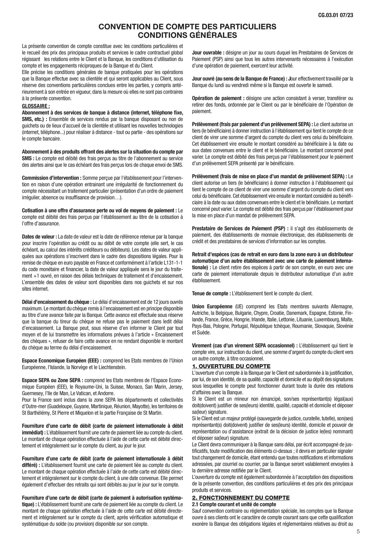 Catalogue Conditions générales Particuliers, page 00007