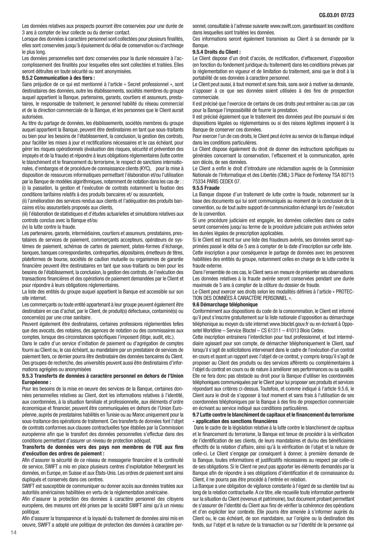 Catalogue Conditions générales Particuliers, page 00016