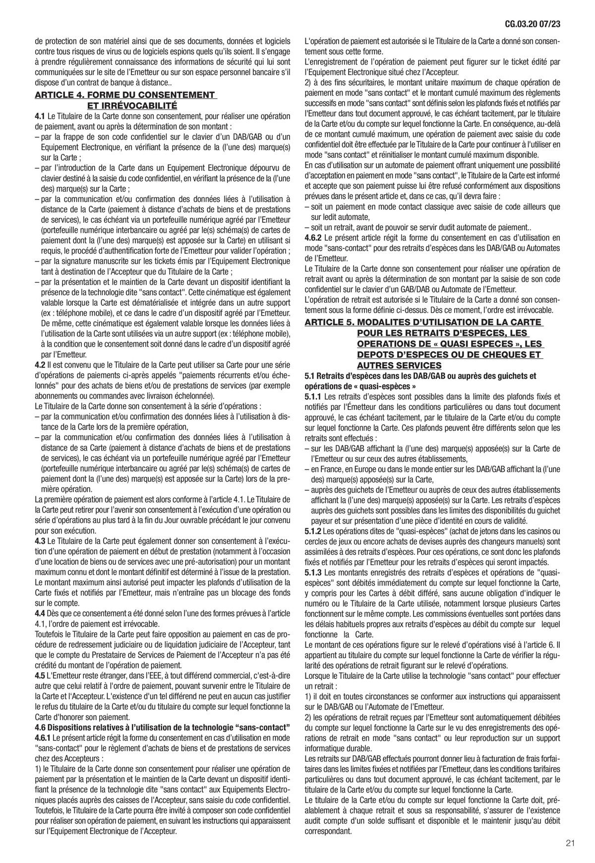 Catalogue Conditions générales Particuliers, page 00023