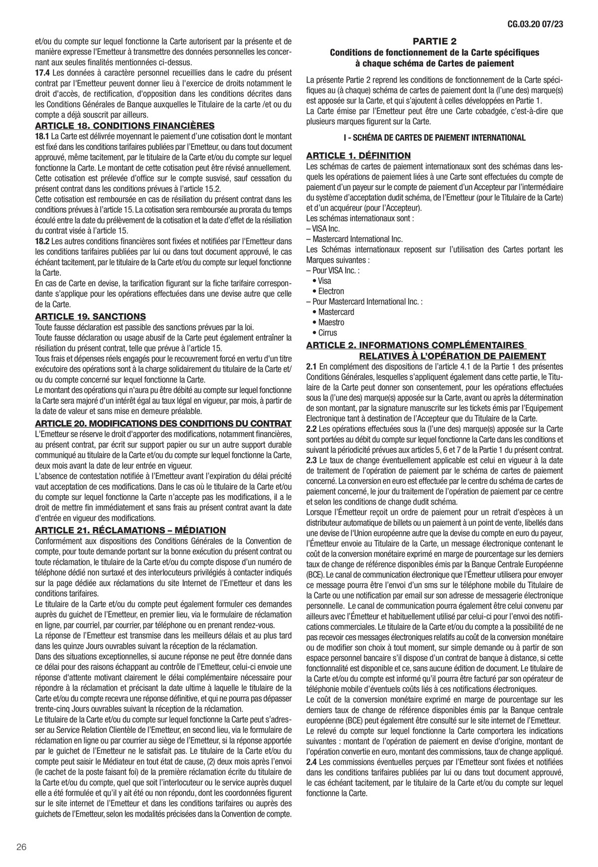 Catalogue Conditions générales Particuliers, page 00028