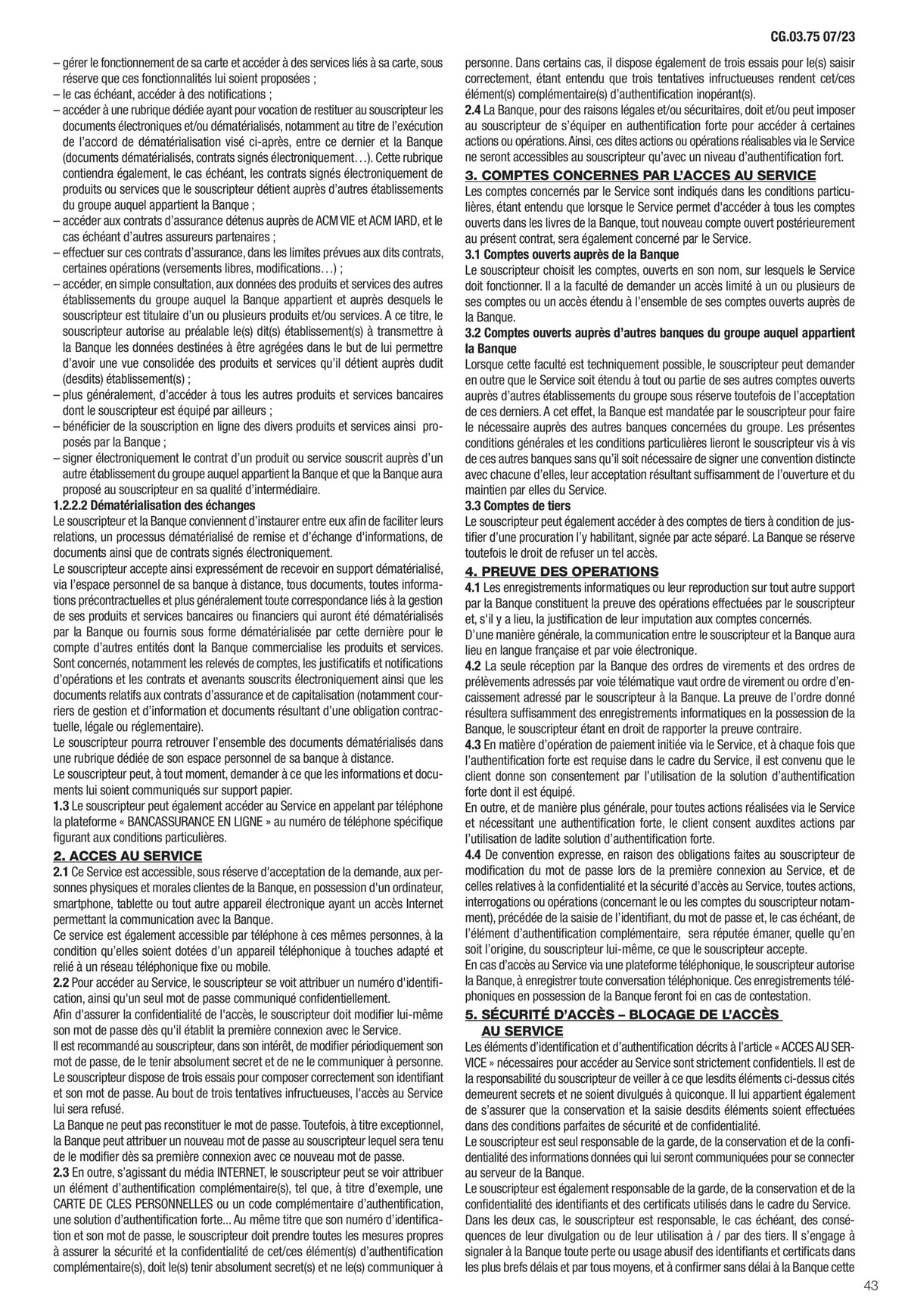 Catalogue Conditions générales Particuliers, page 00045