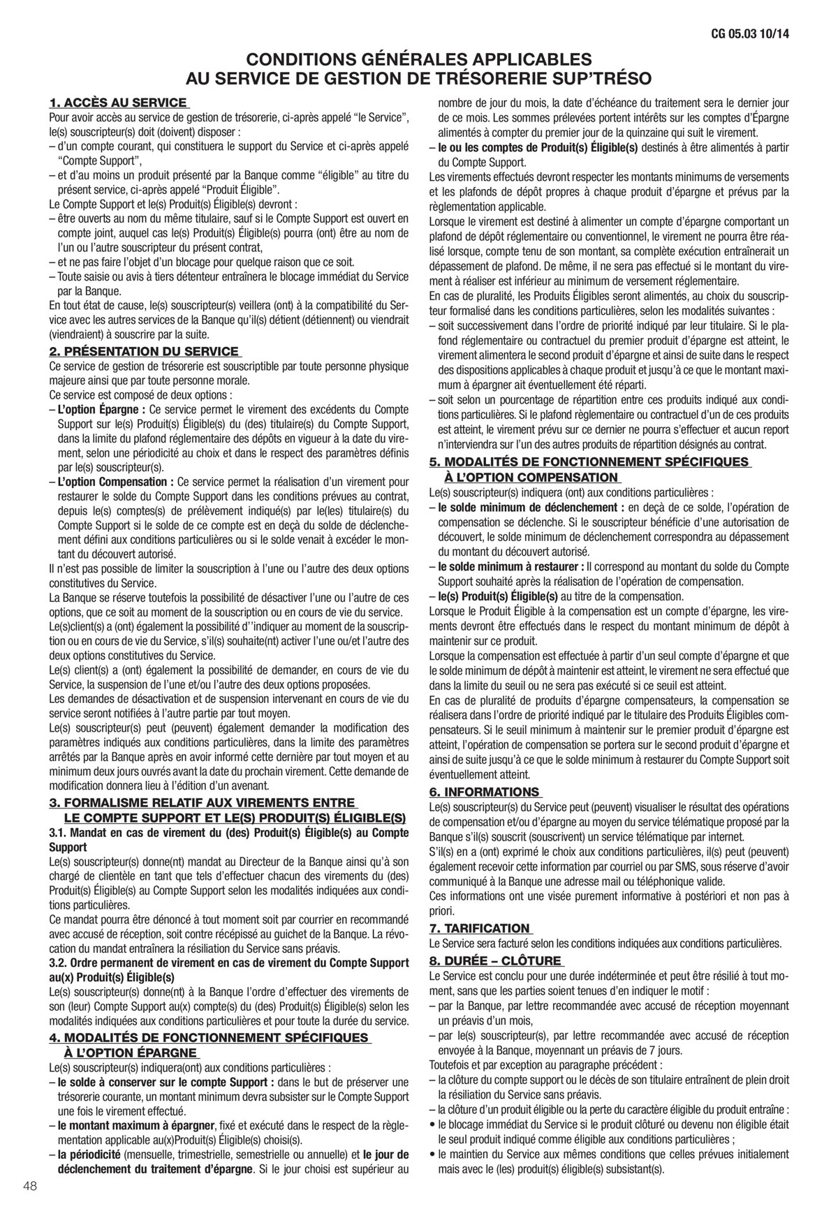 Catalogue Conditions générales Particuliers, page 00050