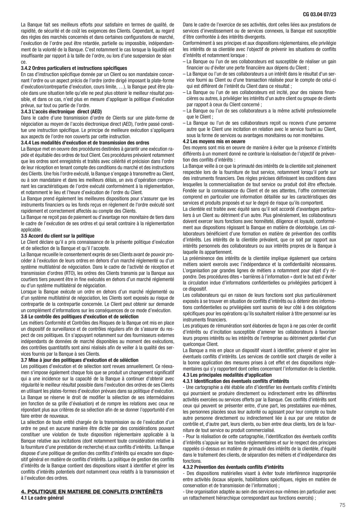 Catalogue Conditions générales Particuliers, page 00077