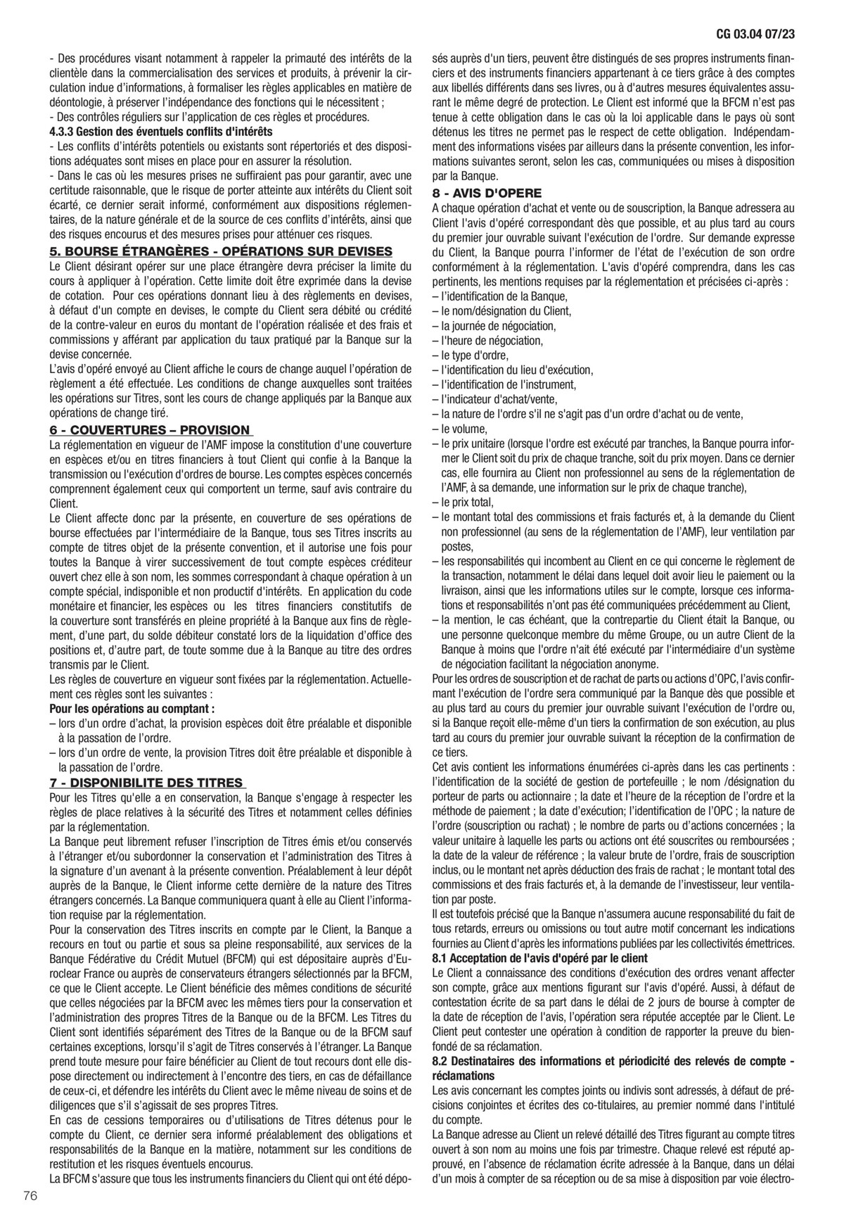 Catalogue Conditions générales Particuliers, page 00078