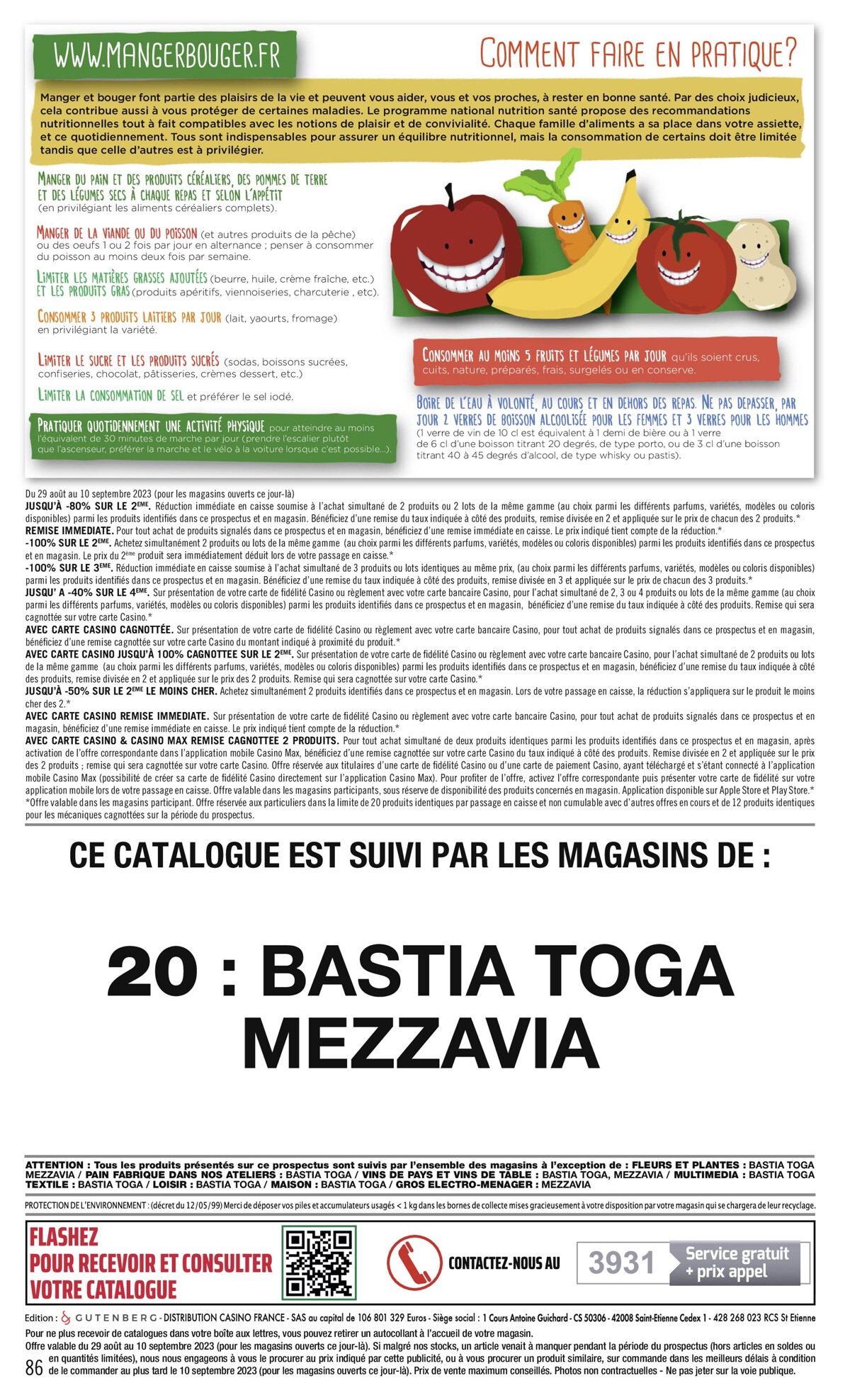 Catalogue LA RENTRÉE À VOS CÔTÉS, page 00086