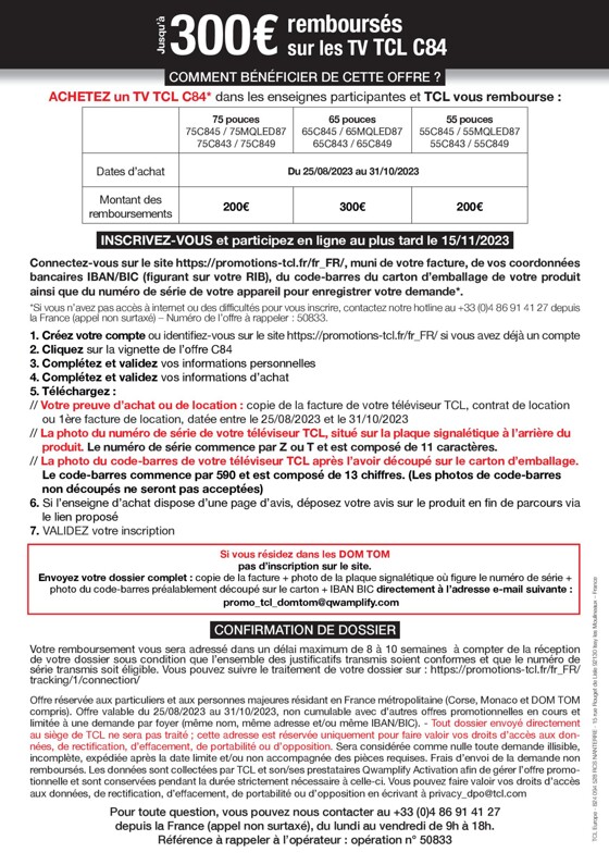 Catalogue MDA | Jusqu'à 300€ remboursés ! | 25/08/2023 - 31/10/2023