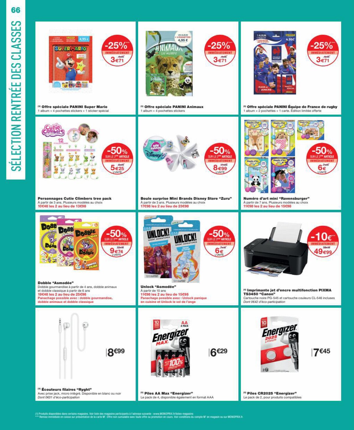 Catalogue Prix casses Jusqua -30% sur plus de 350 produits, page 00066