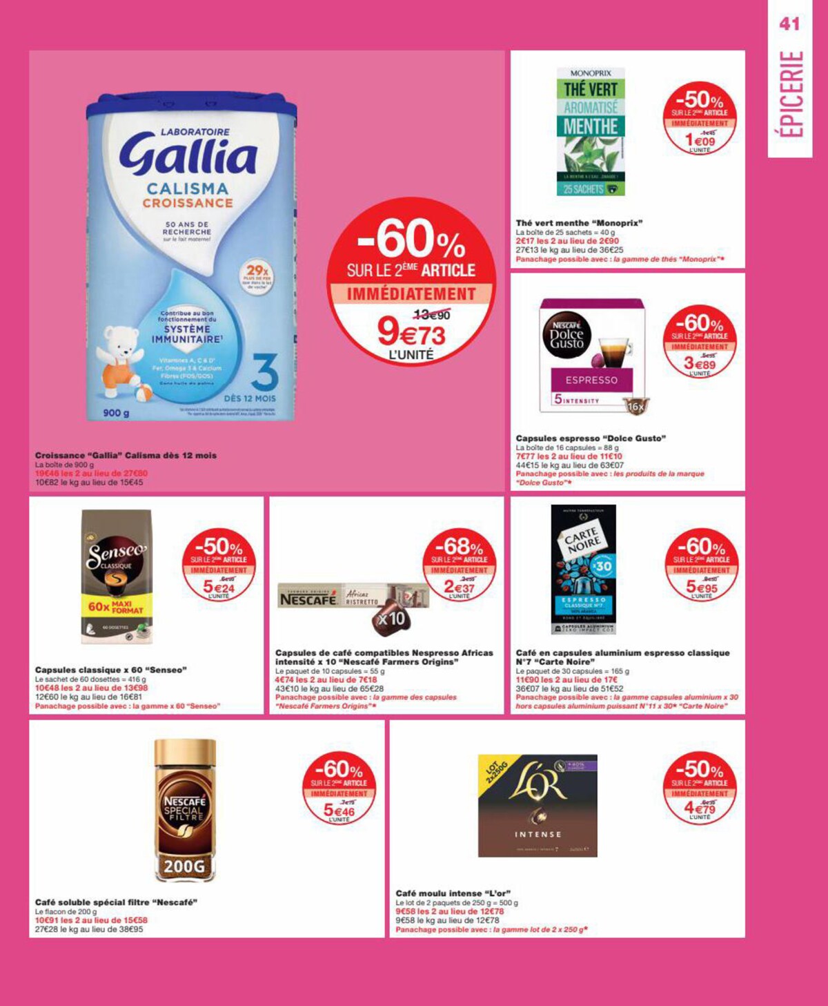 Catalogue Prix casses Jusqua -30% sur plus de 350 produits, page 00041