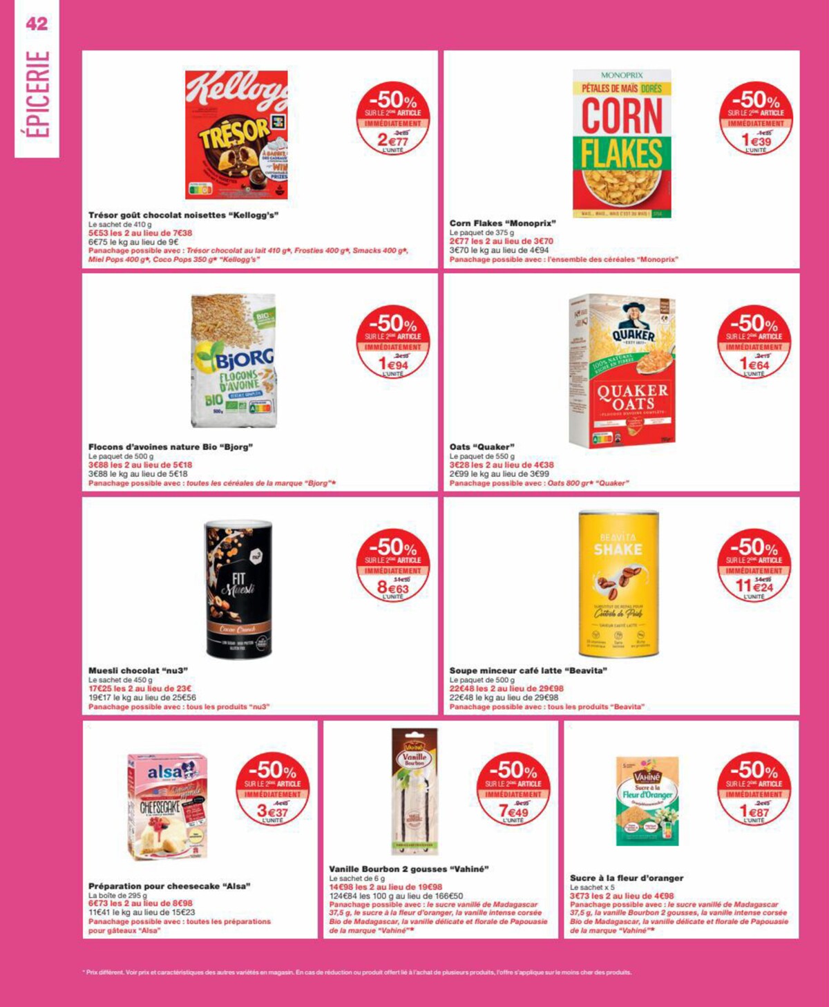 Catalogue Prix casses Jusqua -30% sur plus de 350 produits, page 00042