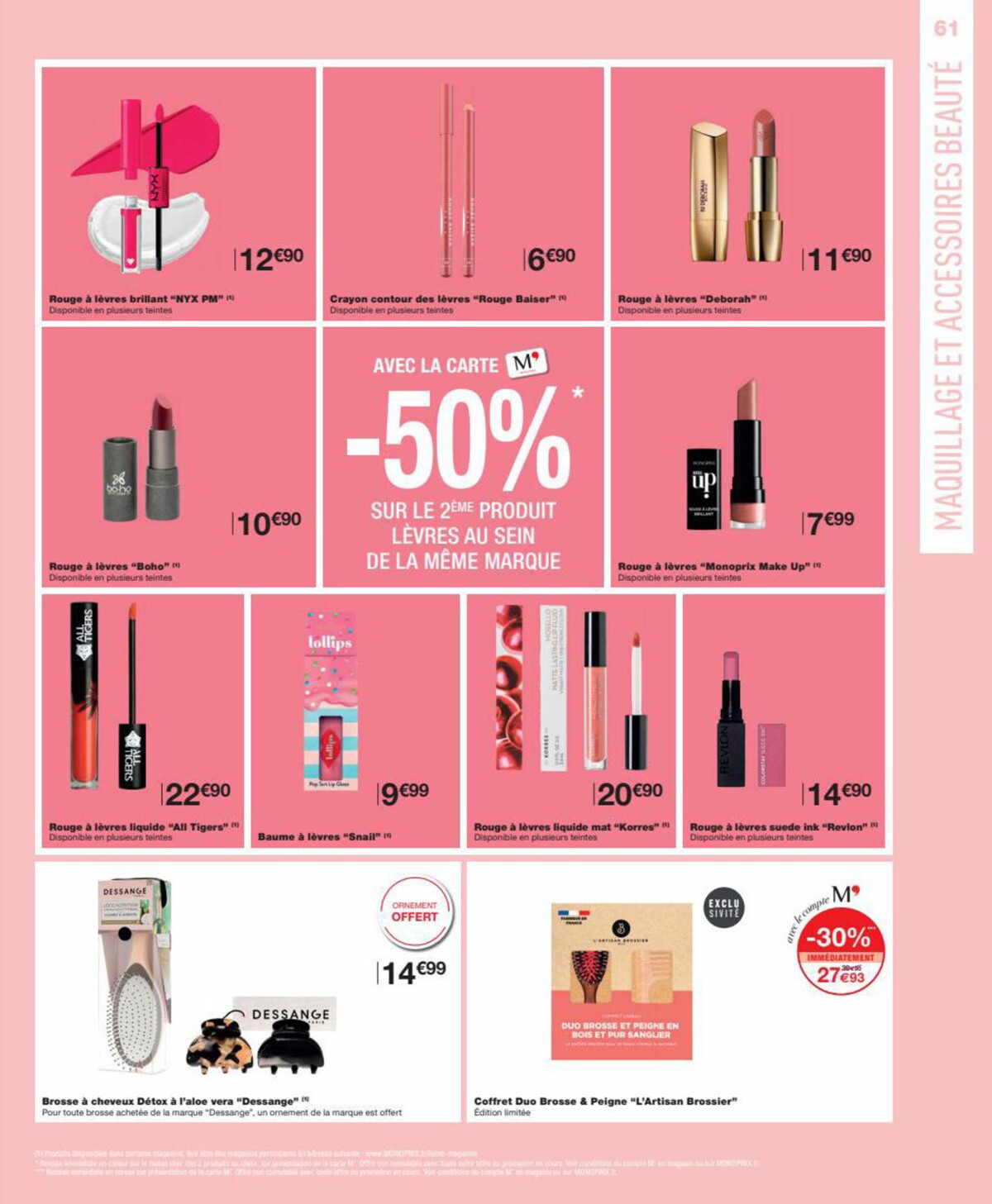 Catalogue Prix casses Jusqua -30% sur plus de 350 produits, page 00061