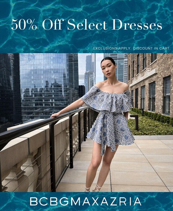 50% Off Select Dresses