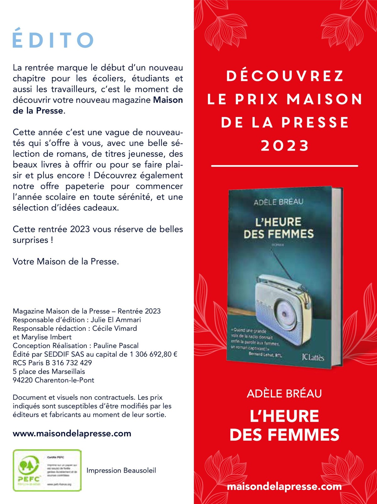 Catalogue Nouvelle Rentrée, Nouveau Chapitre!, page 00003